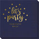 Confetti Dots Let's Party Napkins Image 3 of 5
